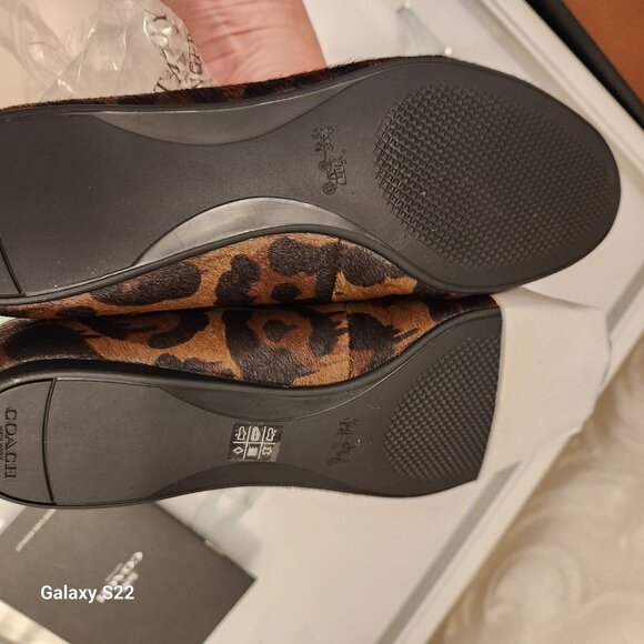 Coach "Lara Wildbeast" Print Flats. Haircalf. NIB. Size Various - Picture 8 of 12